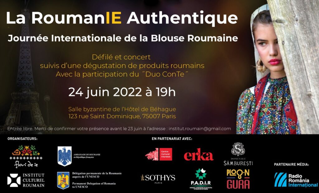 „RomânIA Autentică” sărbătorește Ziua Internațională a Iei la Paris